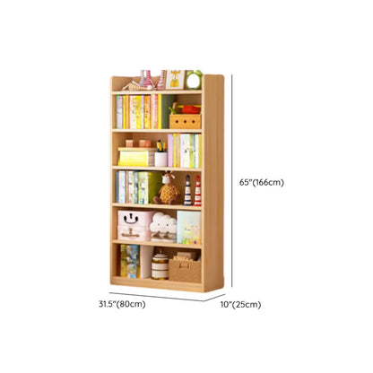 Bibliothèque/étagère ouverte à 5 niveaux en bois massif