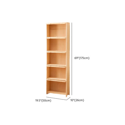 Bibliothèque/étagère ouverte à 5 niveaux en bois massif