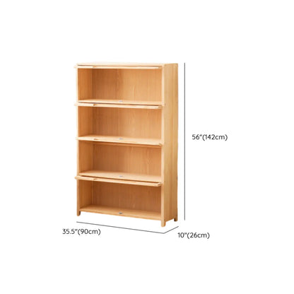 Bibliothèque/étagère ouverte à 5 niveaux en bois massif