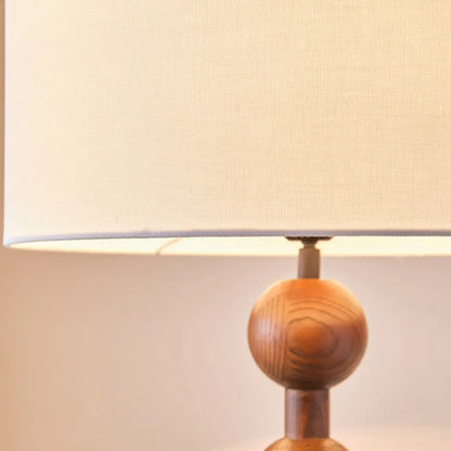 Lampadaire moderne à structure en bois, 63 pouces, à brancher, pour salon