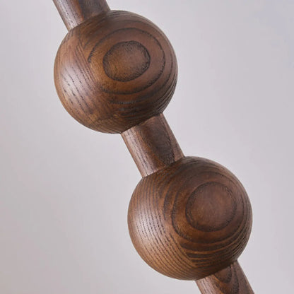 Lampadaire moderne à structure en bois, 63 pouces, à brancher, pour salon