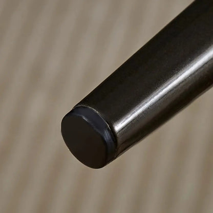 Chaises de salle à manger de style Mid-Century Modern, dossier incurvé, revêtement en similicuir