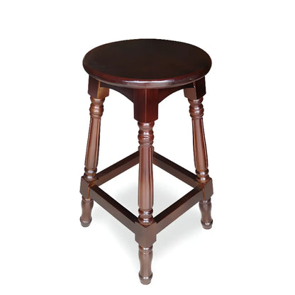 Tabourets de bar pivotants en cuir scandinave à hauteur de barre