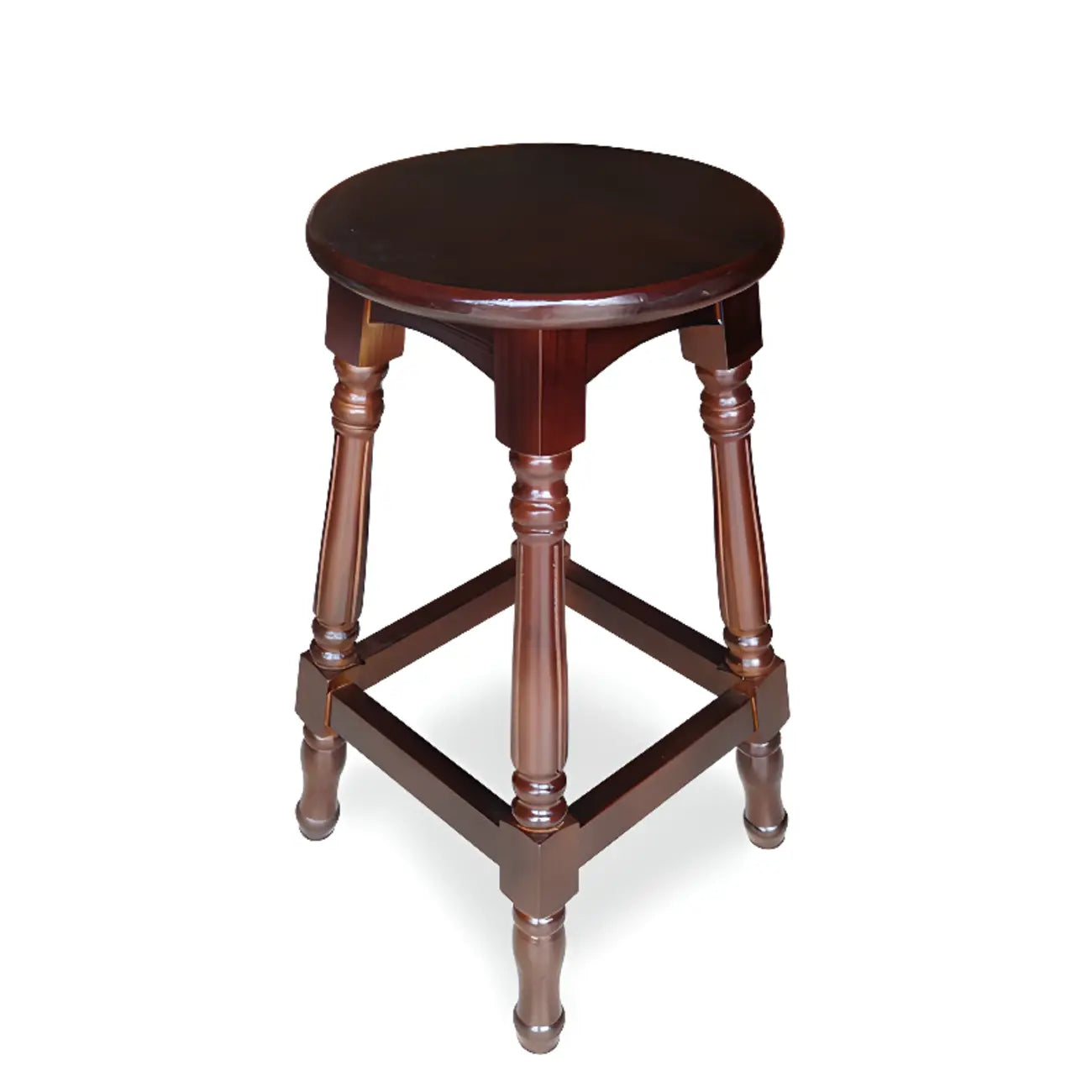 Tabourets de bar pivotants en cuir scandinave à hauteur de barre