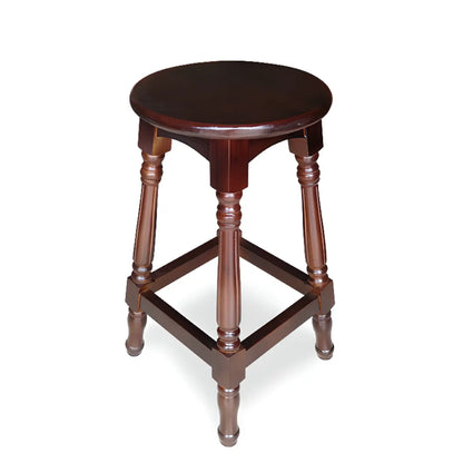 Tabourets de bar pivotants en cuir scandinave à hauteur de barre