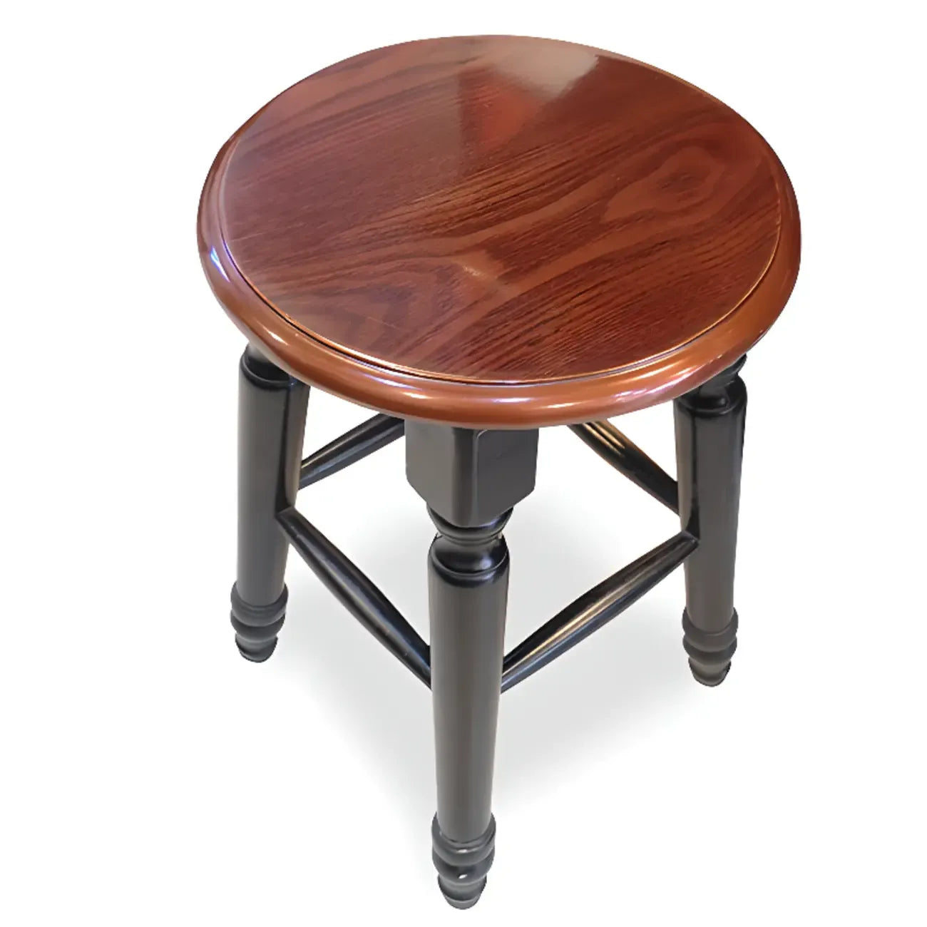 Tabourets de bar pivotants en cuir scandinave à hauteur de barre