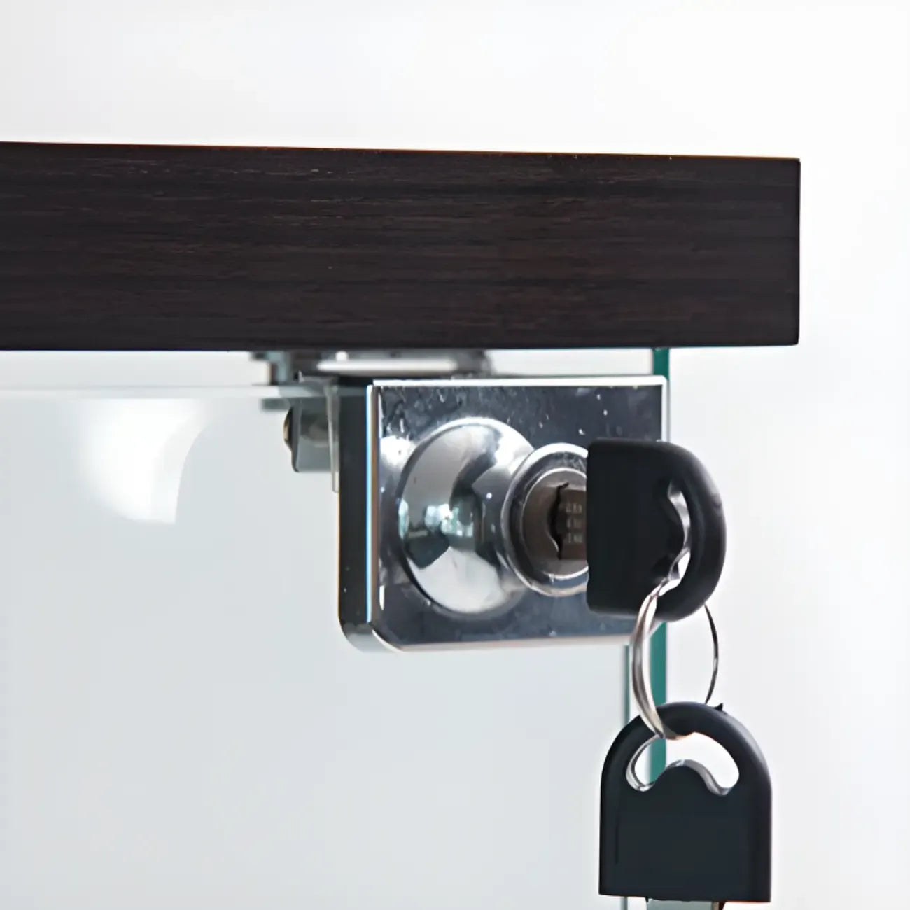 Étagère réglable noire, vitrine de rangement ouverte