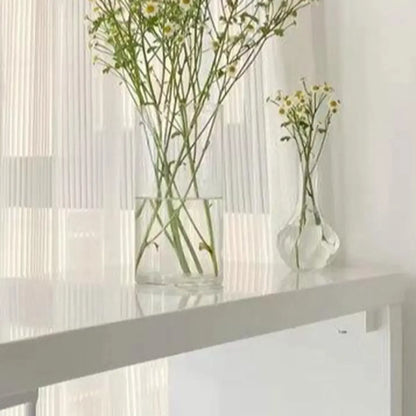 Tables de bar élégantes à double piétement en bois et métal blanc pur