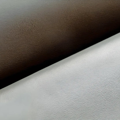 Chaise de salle à manger à dossier incurvé et assise en cuir noir