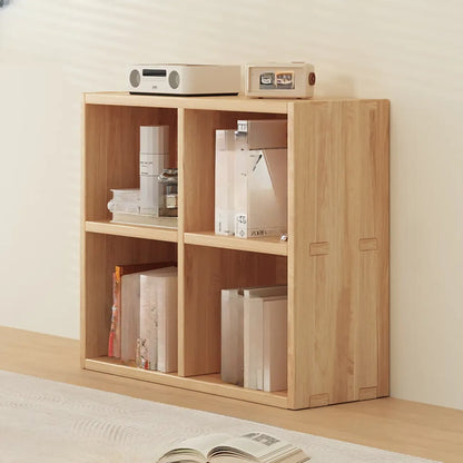 Bibliothèque modulaire moderne rectangulaire latérale en pin