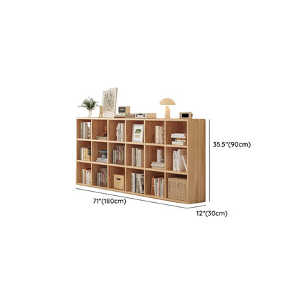 Bibliothèque modulaire moderne rectangulaire latérale en pin
