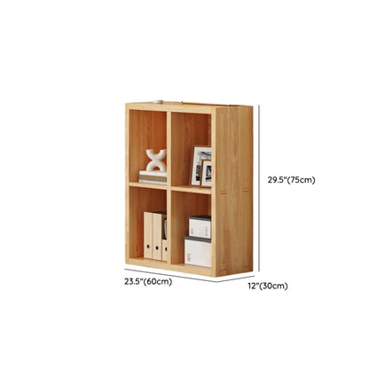 Bibliothèque modulaire moderne rectangulaire latérale en pin