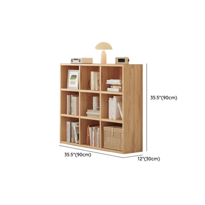 Bibliothèque modulaire moderne rectangulaire latérale en pin
