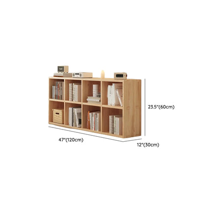 Bibliothèque modulaire moderne rectangulaire latérale en pin