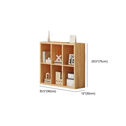 Bibliothèque modulaire moderne rectangulaire latérale en pin