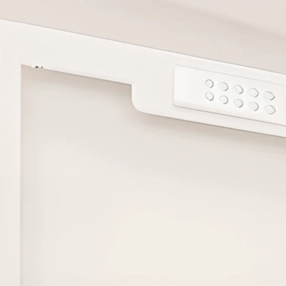 Vitrine minimaliste en bois et porte vitrée réglable