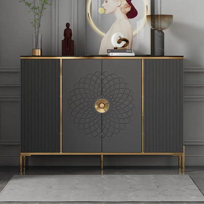 Meuble à chaussures autoportant élégant avec étagères réglables