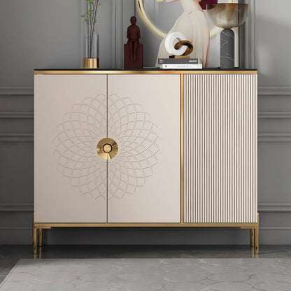 Meuble à chaussures autoportant élégant avec étagères réglables