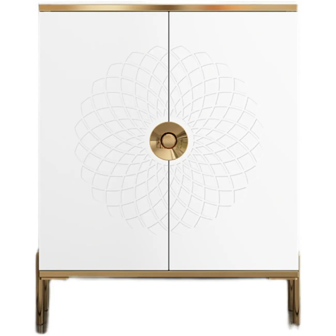 Meuble à chaussures autoportant élégant avec étagères réglables