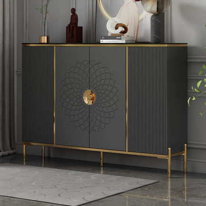 Meuble à chaussures autoportant élégant avec étagères réglables