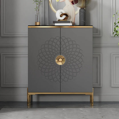 Meuble à chaussures autoportant élégant avec étagères réglables