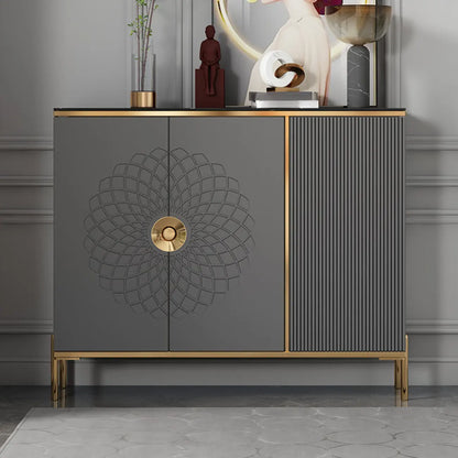 Meuble à chaussures autoportant élégant avec étagères réglables