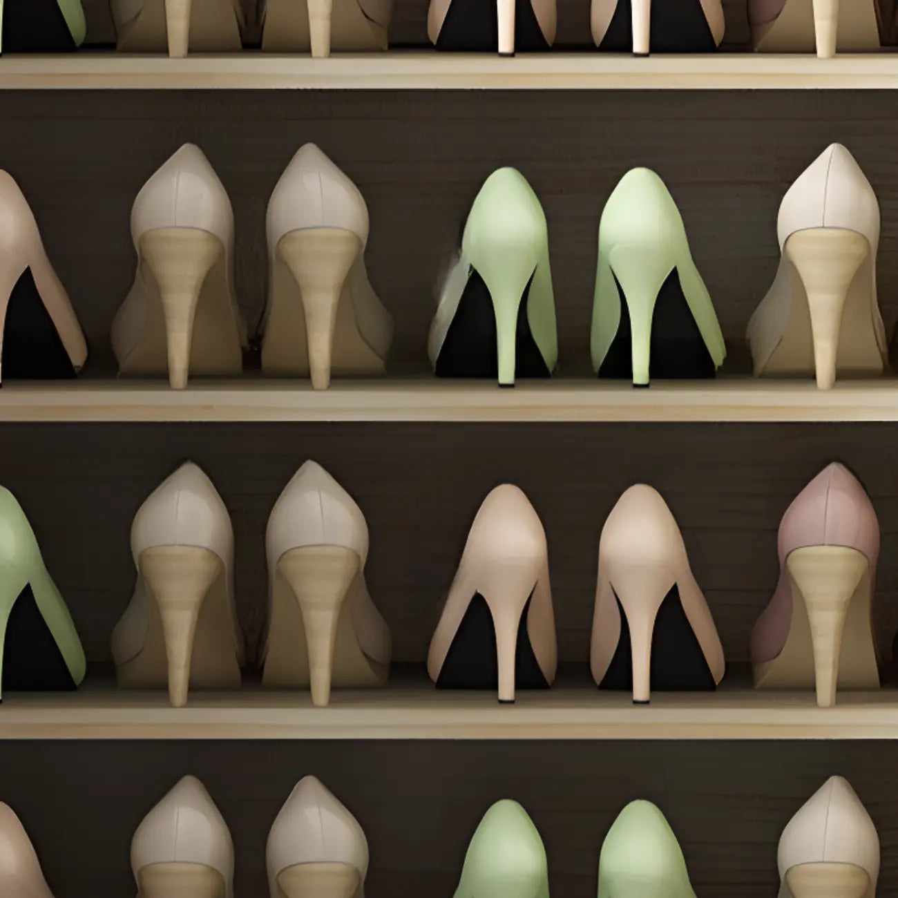 Meuble à chaussures autoportant élégant avec étagères réglables