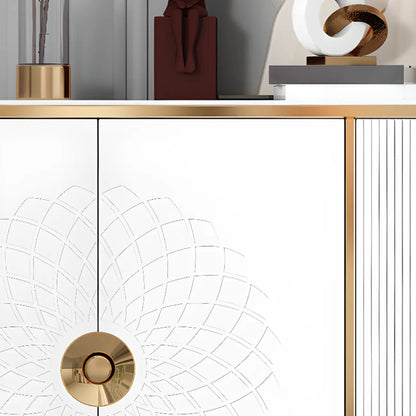 Meuble à chaussures autoportant élégant avec étagères réglables