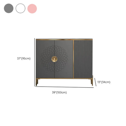 Meuble à chaussures autoportant élégant avec étagères réglables