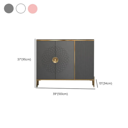 Meuble à chaussures autoportant élégant avec étagères réglables