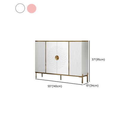 Meuble à chaussures autoportant élégant avec étagères réglables