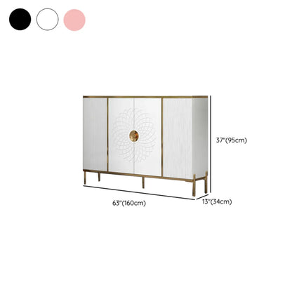 Meuble à chaussures autoportant élégant avec étagères réglables