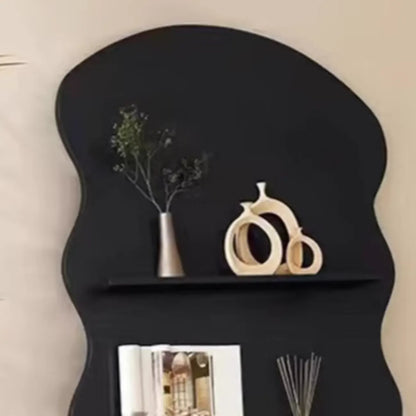 Bibliothèque décorative en bois brun à 3 étagères