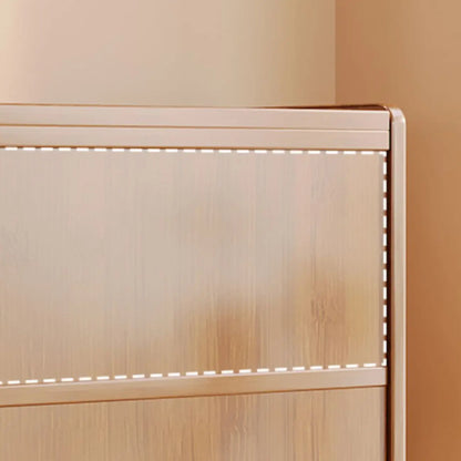 Bibliothèque moderne en bois brun, style échelle, pour le rangement de bureau