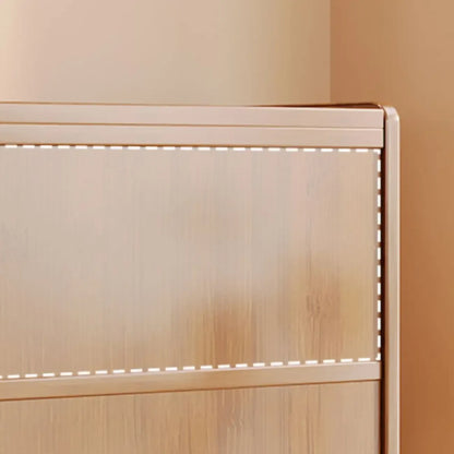 Bibliothèque moderne en bois brun, style échelle, pour le rangement de bureau