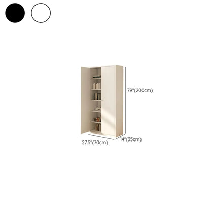 Vitrine haute à 6 niveaux avec portes vitrées