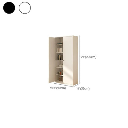 Vitrine haute à 6 niveaux avec portes vitrées