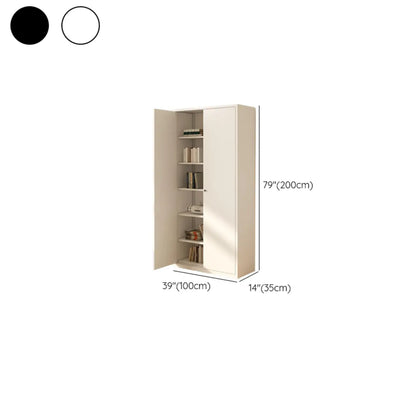 Vitrine haute à 6 niveaux avec portes vitrées