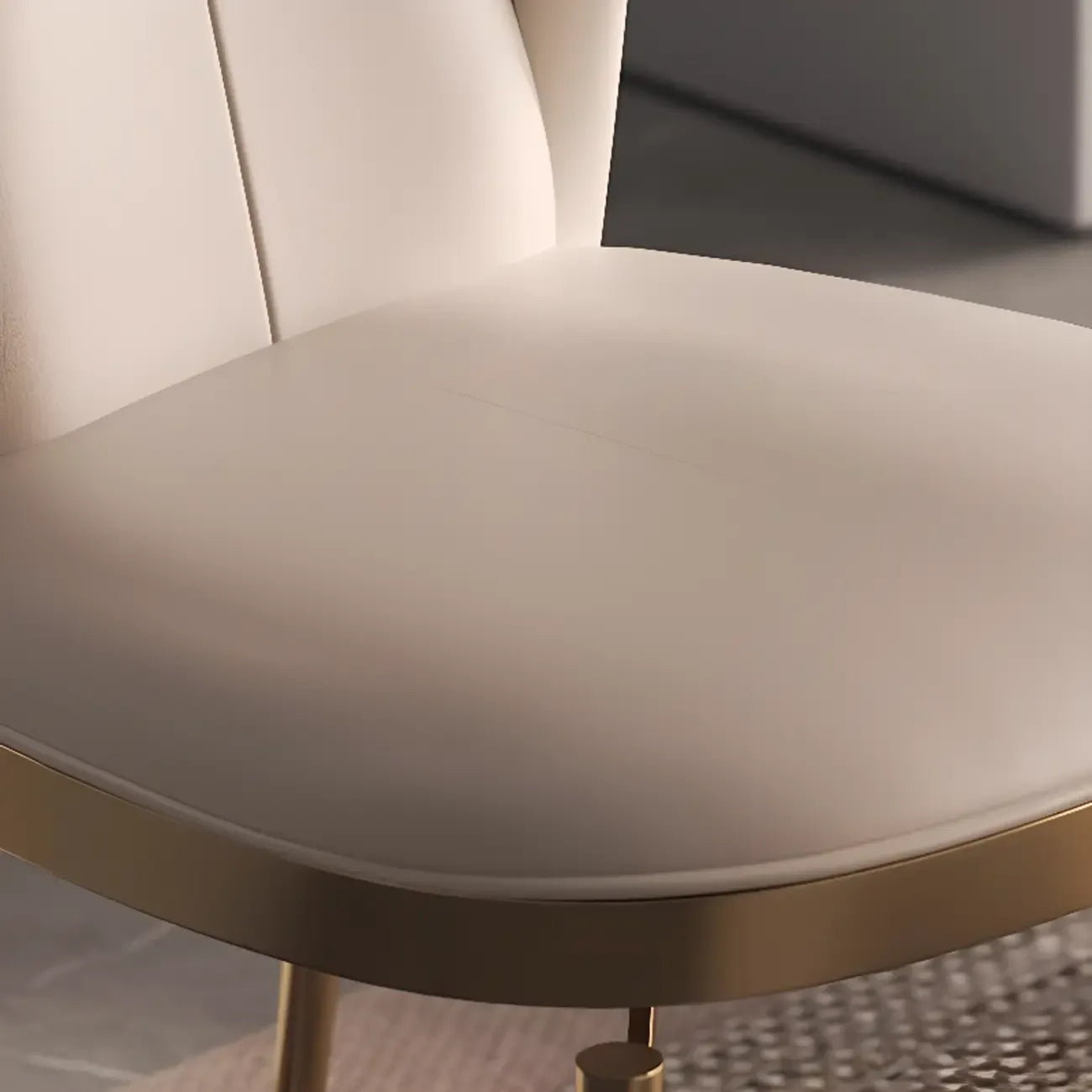 Chaises de salle à manger modernes et luxueuses, revêtues de cuir