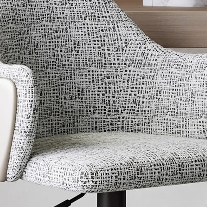 Tabouret de bar minimaliste en tissu rembourré avec accoudoirs