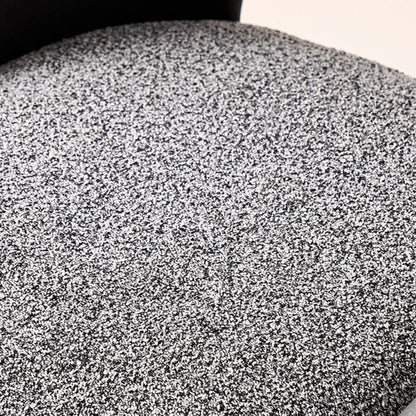 Chaise de salle à manger moderne rembourrée, dossier ouvert et sans accoudoirs