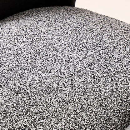 Chaise de salle à manger moderne rembourrée, dossier ouvert et sans accoudoirs
