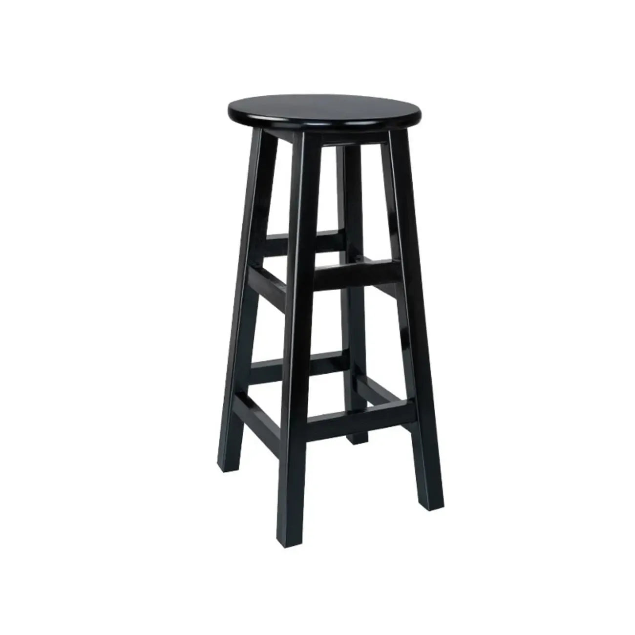 Tabourets de bar modernes en bois, hauteur comptoir, sans dossier