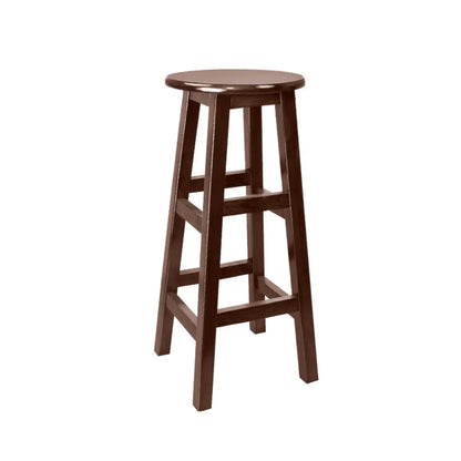 Tabourets de bar modernes en bois, hauteur comptoir, sans dossier