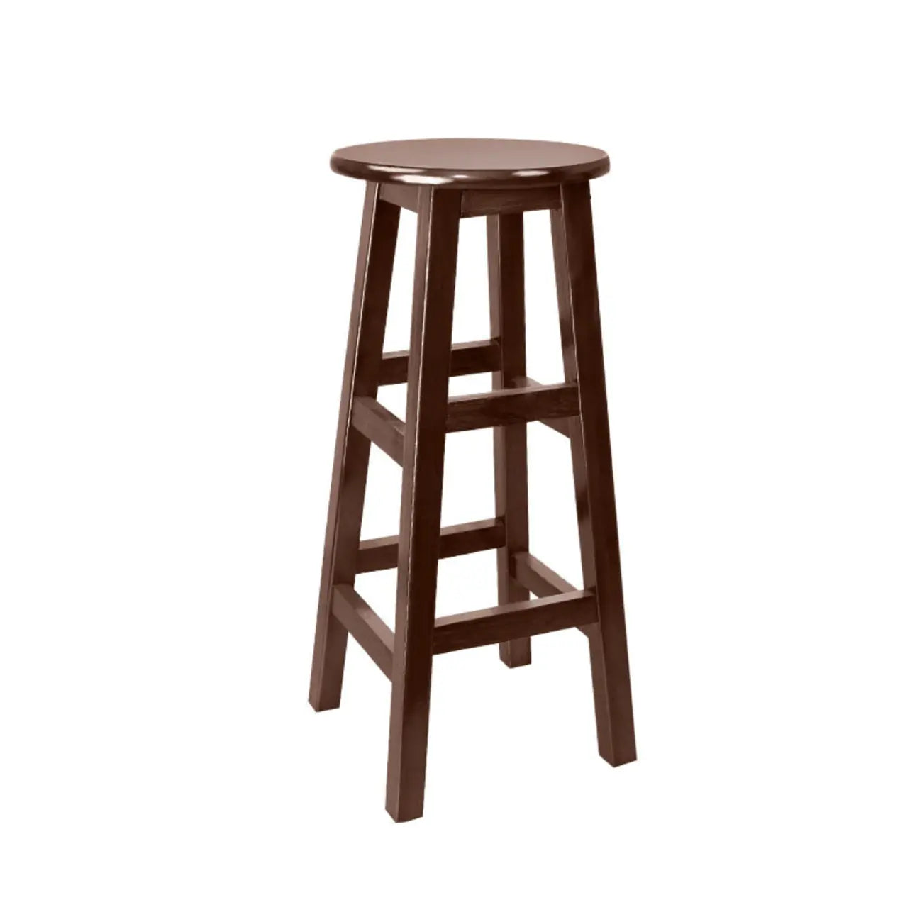 Tabourets de bar modernes en bois, hauteur comptoir, sans dossier