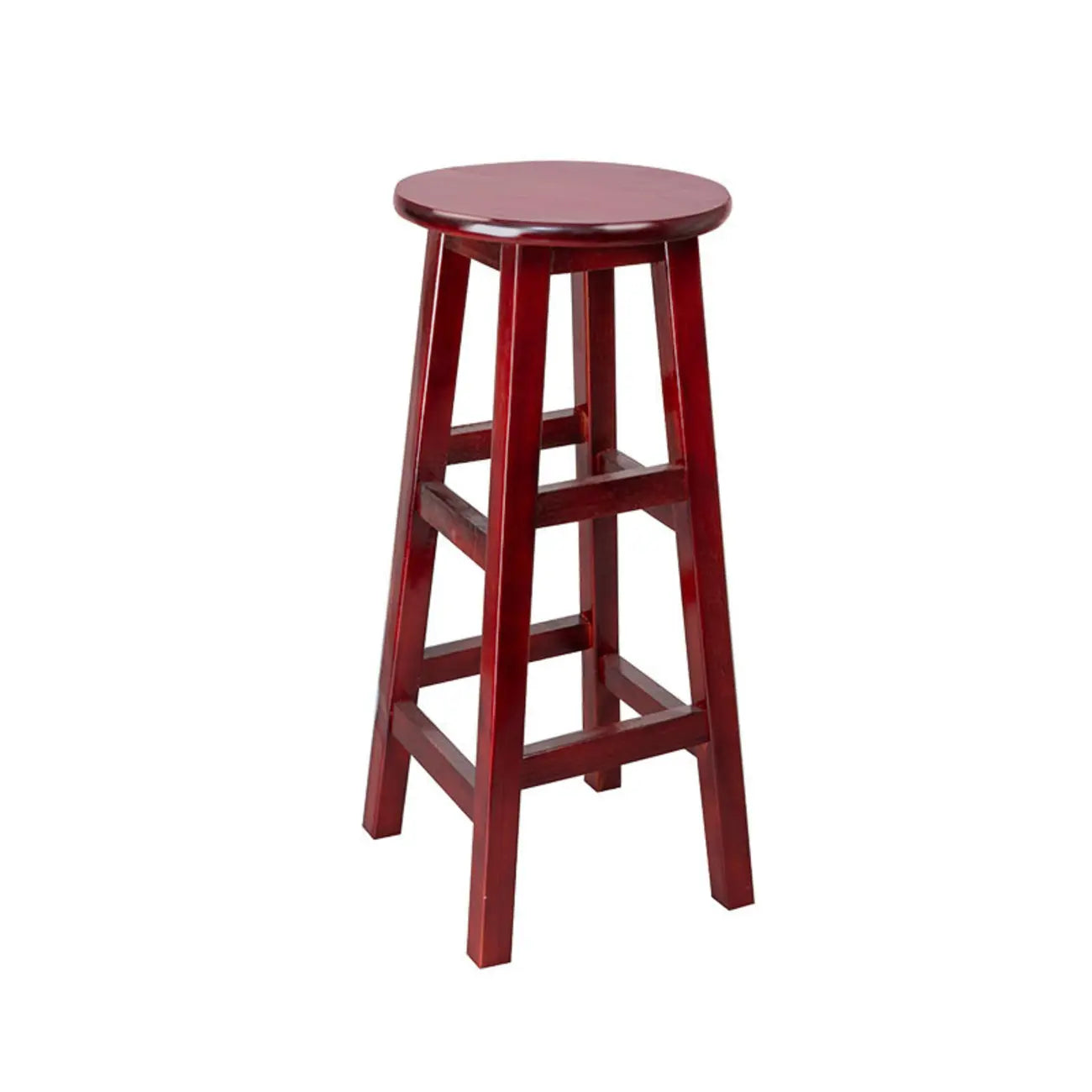 Tabourets de bar modernes en bois, hauteur comptoir, sans dossier