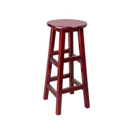 Tabourets de bar modernes en bois, hauteur comptoir, sans dossier