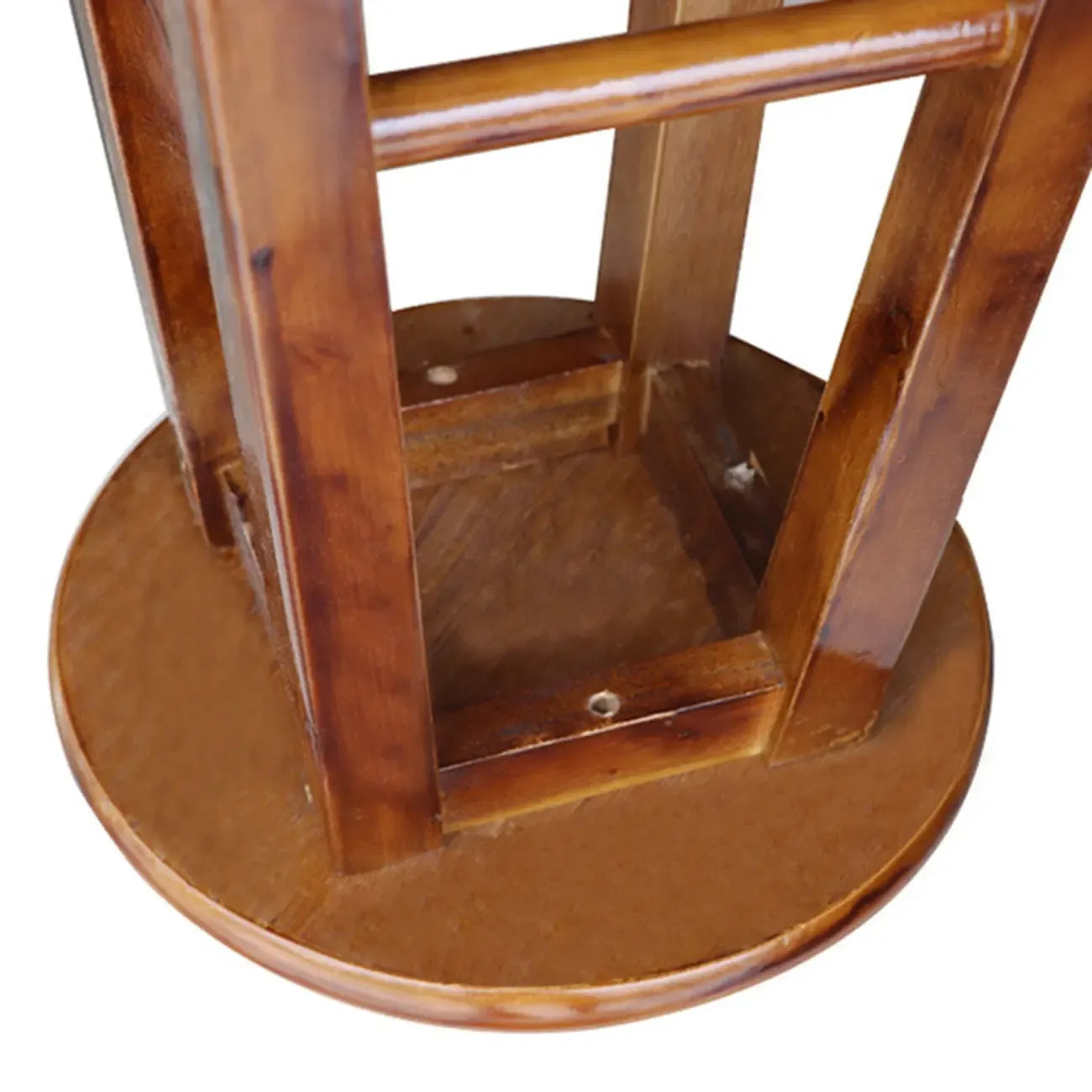 Tabourets de bar modernes en bois, hauteur comptoir, sans dossier