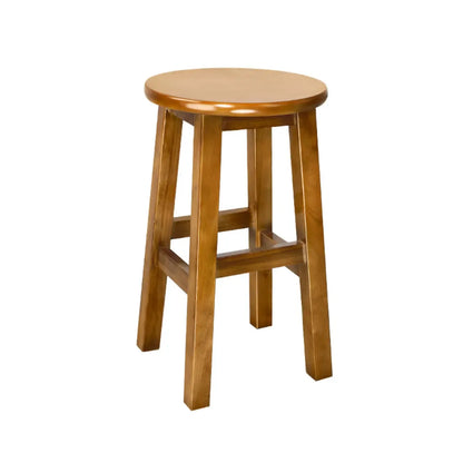 Tabourets de bar modernes en bois, hauteur comptoir, sans dossier