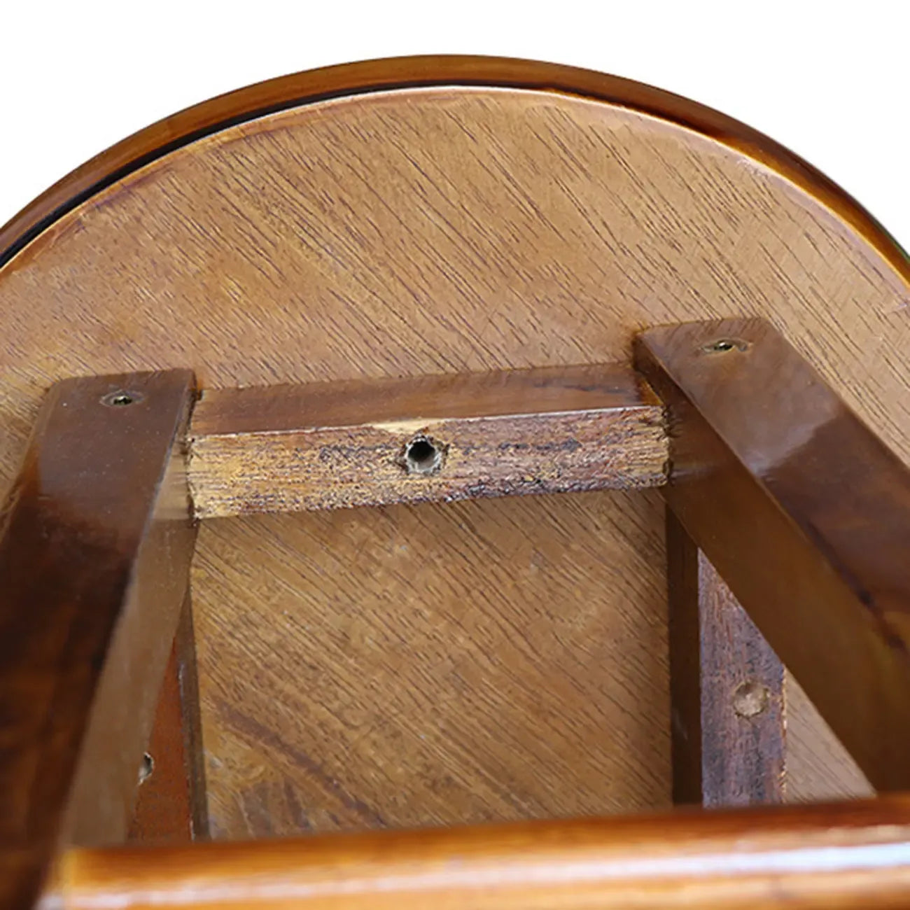Tabourets de bar modernes en bois, hauteur comptoir, sans dossier